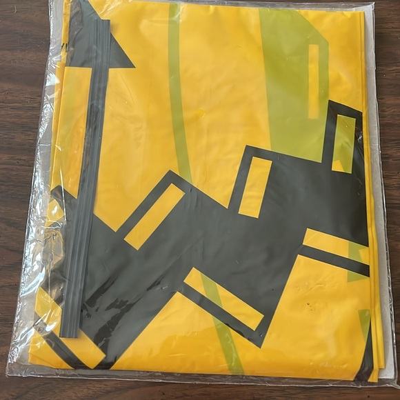 3 Vintage Neon Pumpkin Leaf Bags - Picture 4 of 4